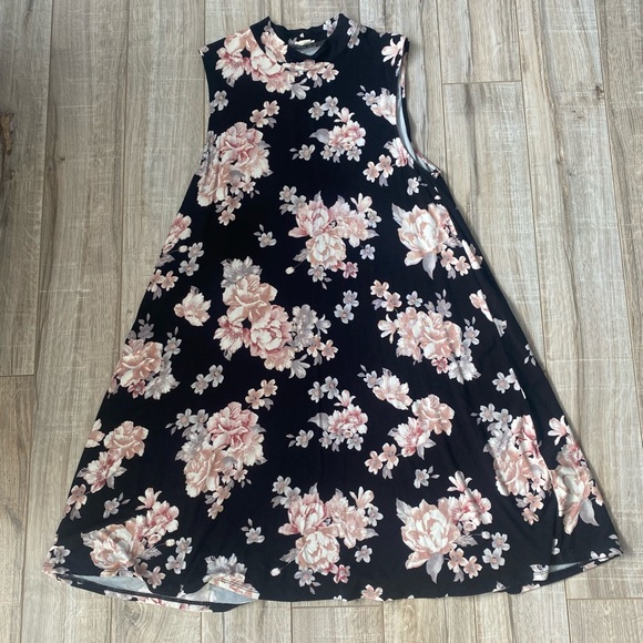 Garage Floral Mini / Midi Dress - Picture 1 of 5